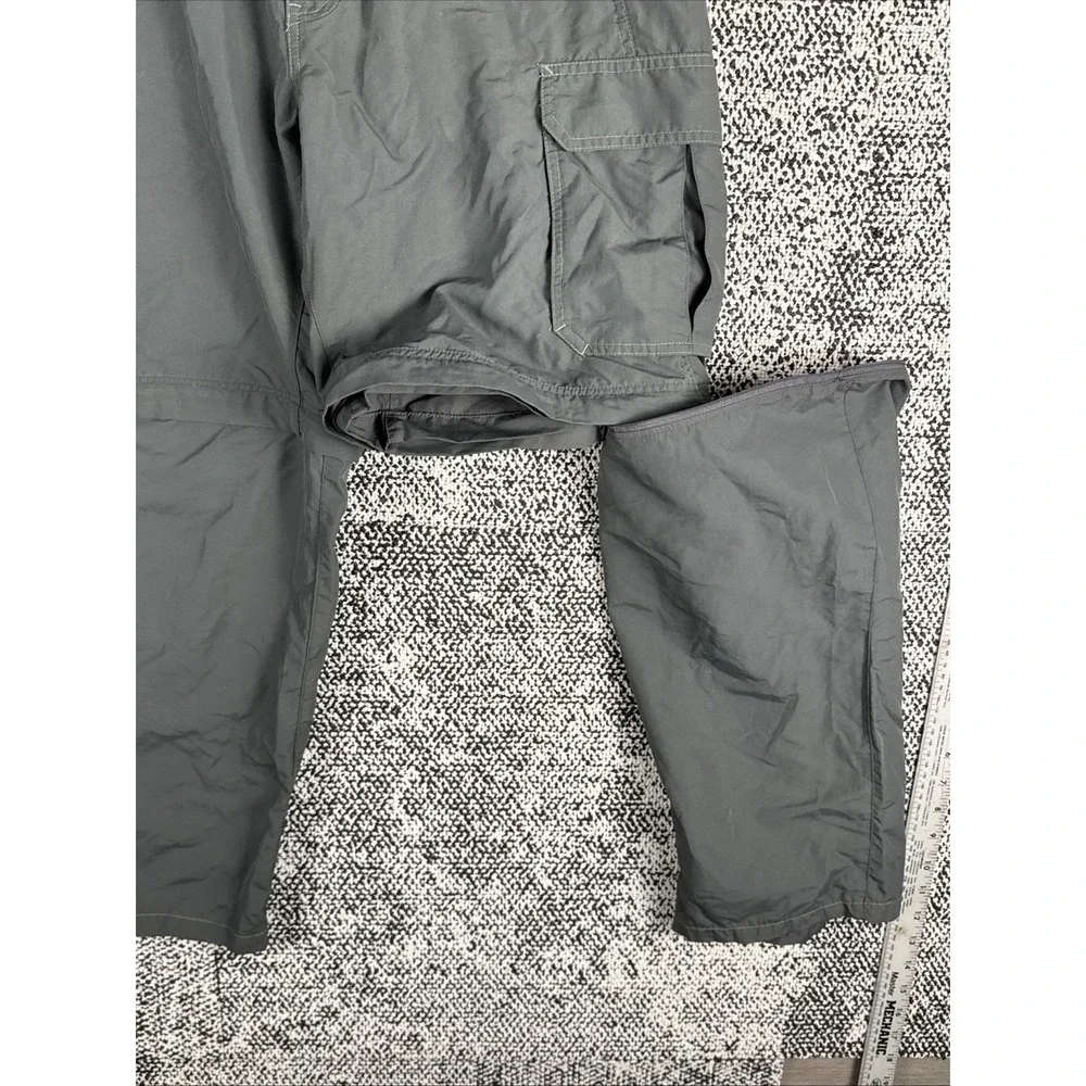 REI Nylon Convertible Pants Mens 30M‎ 30 X 26 SPF Cargo Gray Camp Hike - Picture 4 of 13